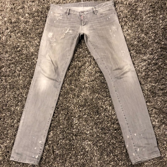 dsquared jeans mens grey
